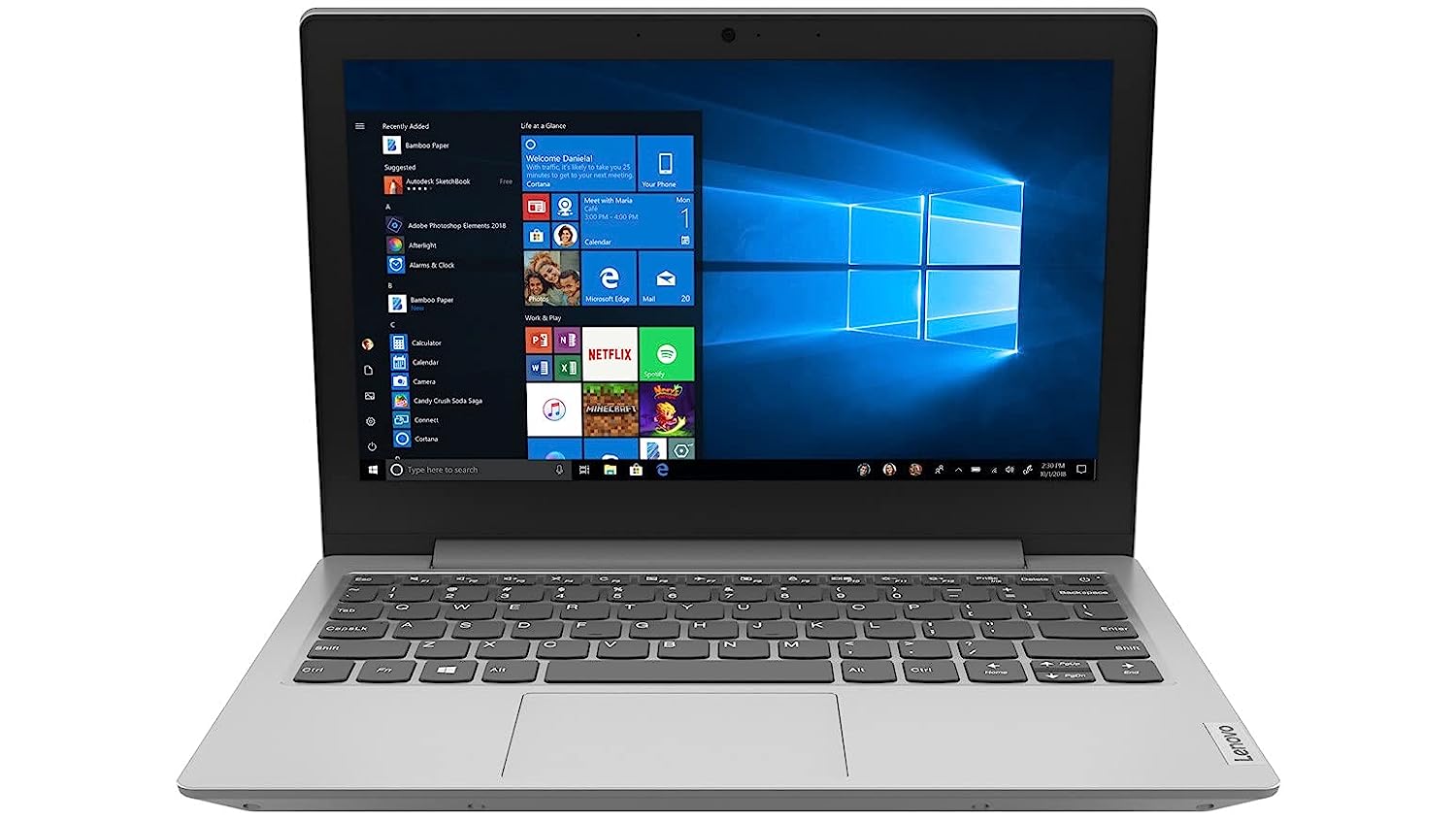 Lenovo IdeaPad 1 Laptop in Platinum store Gray